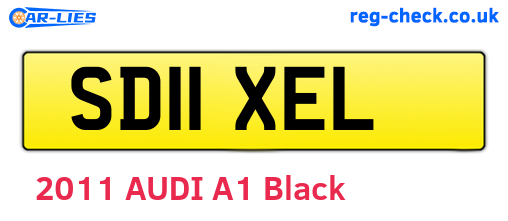 SD11XEL are the vehicle registration plates.