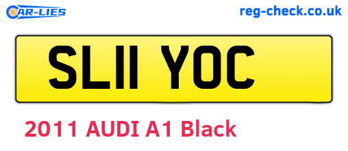 SL11YOC are the vehicle registration plates.