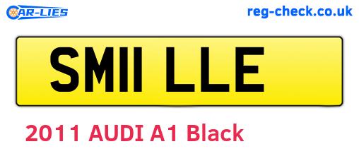 SM11LLE are the vehicle registration plates.