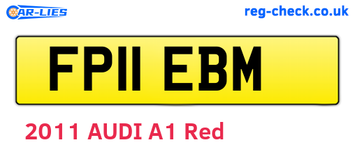 FP11EBM are the vehicle registration plates.