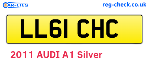 LL61CHC are the vehicle registration plates.
