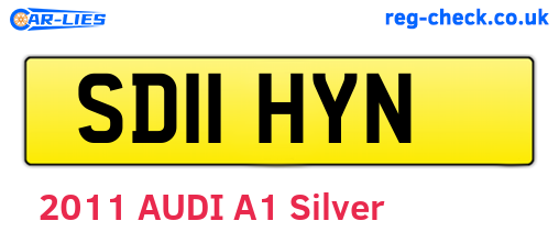 SD11HYN are the vehicle registration plates.