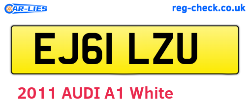 EJ61LZU are the vehicle registration plates.