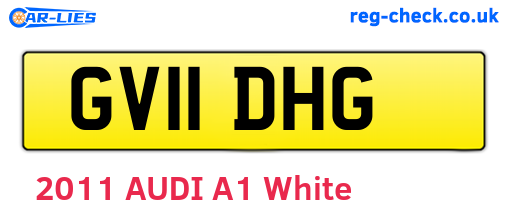 GV11DHG are the vehicle registration plates.