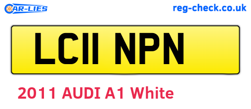 LC11NPN are the vehicle registration plates.