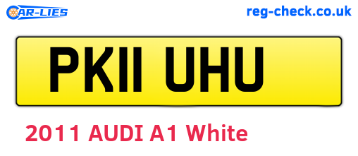 PK11UHU are the vehicle registration plates.