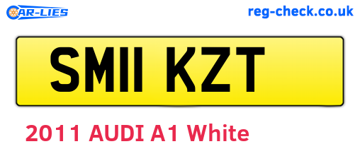 SM11KZT are the vehicle registration plates.