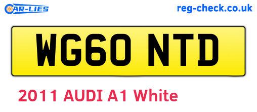 WG60NTD are the vehicle registration plates.