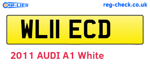 WL11ECD are the vehicle registration plates.