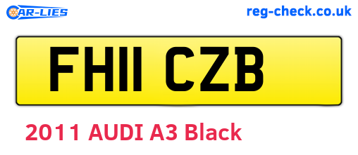 FH11CZB are the vehicle registration plates.