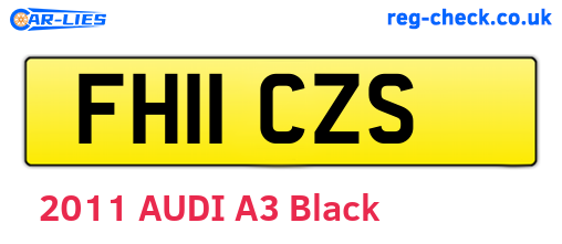 FH11CZS are the vehicle registration plates.