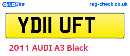 YD11UFT are the vehicle registration plates.