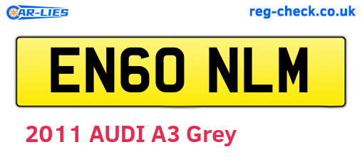 EN60NLM are the vehicle registration plates.