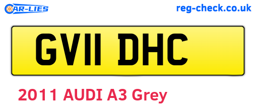 GV11DHC are the vehicle registration plates.