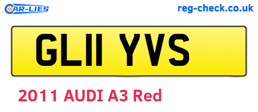 GL11YVS are the vehicle registration plates.