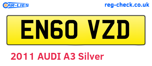 EN60VZD are the vehicle registration plates.