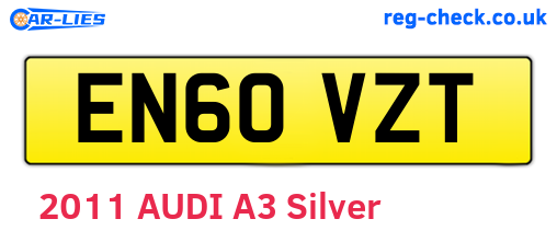 EN60VZT are the vehicle registration plates.