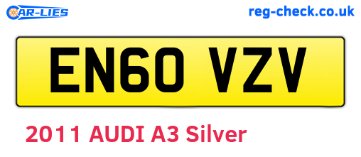EN60VZV are the vehicle registration plates.