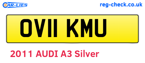 OV11KMU are the vehicle registration plates.