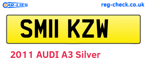 SM11KZW are the vehicle registration plates.
