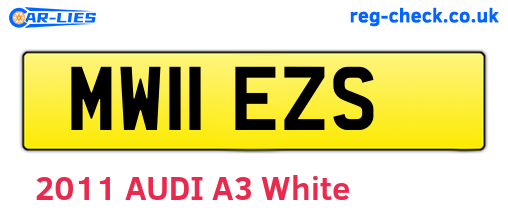MW11EZS are the vehicle registration plates.