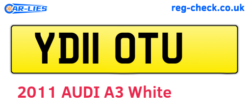 YD11OTU are the vehicle registration plates.