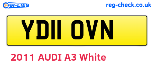 YD11OVN are the vehicle registration plates.