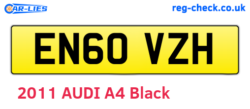 EN60VZH are the vehicle registration plates.