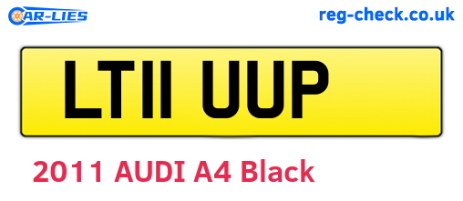 LT11UUP are the vehicle registration plates.
