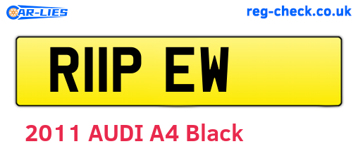 R11PEW are the vehicle registration plates.