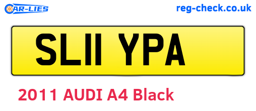SL11YPA are the vehicle registration plates.