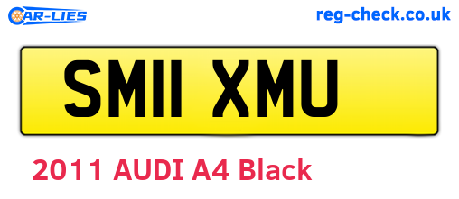 SM11XMU are the vehicle registration plates.
