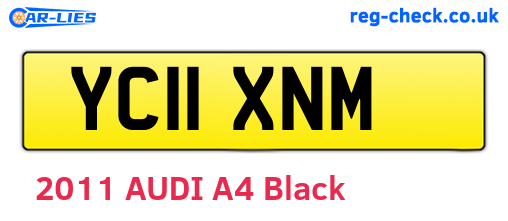YC11XNM are the vehicle registration plates.
