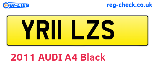 YR11LZS are the vehicle registration plates.