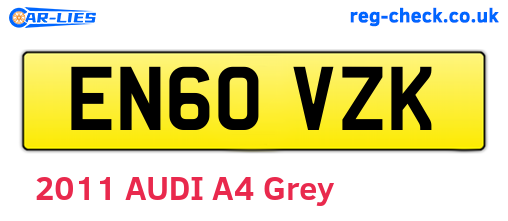 EN60VZK are the vehicle registration plates.