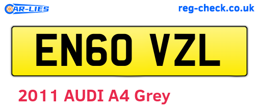 EN60VZL are the vehicle registration plates.