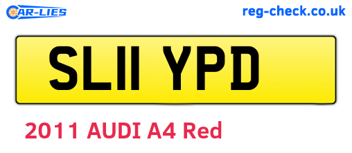 SL11YPD are the vehicle registration plates.