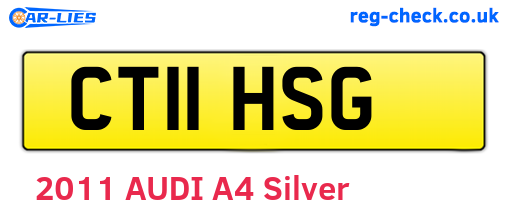 CT11HSG are the vehicle registration plates.