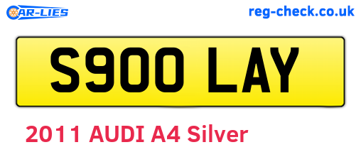 S900LAY are the vehicle registration plates.