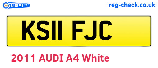 KS11FJC are the vehicle registration plates.