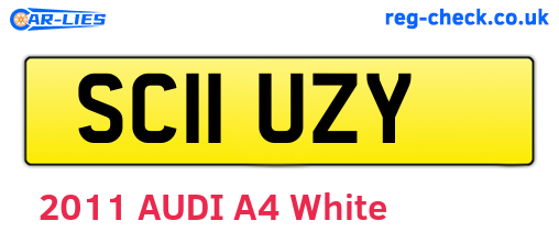 SC11UZY are the vehicle registration plates.