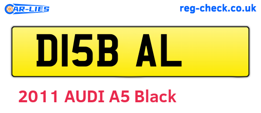 D15BAL are the vehicle registration plates.