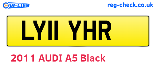 LY11YHR are the vehicle registration plates.