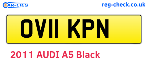 OV11KPN are the vehicle registration plates.