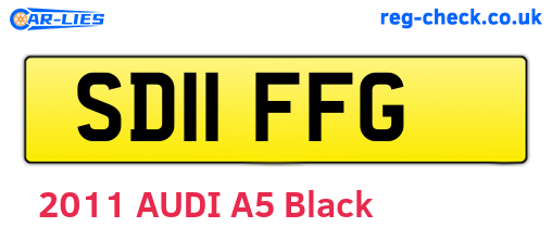 SD11FFG are the vehicle registration plates.