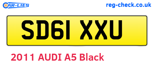 SD61XXU are the vehicle registration plates.