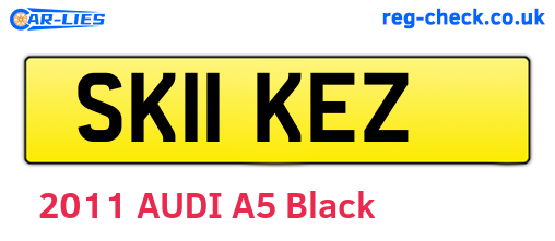 SK11KEZ are the vehicle registration plates.
