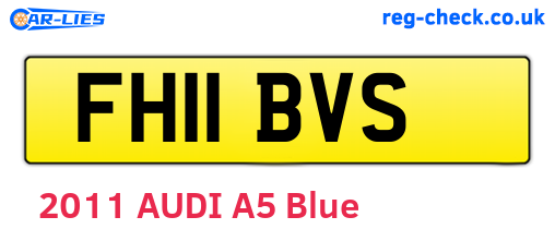 FH11BVS are the vehicle registration plates.