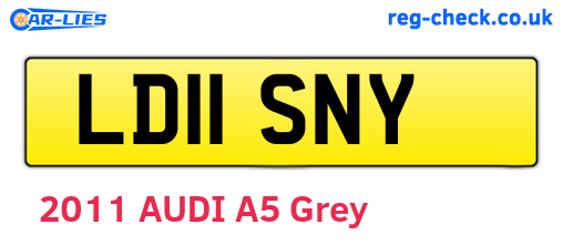 LD11SNY are the vehicle registration plates.