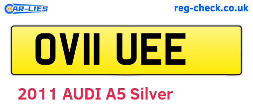 OV11UEE are the vehicle registration plates.